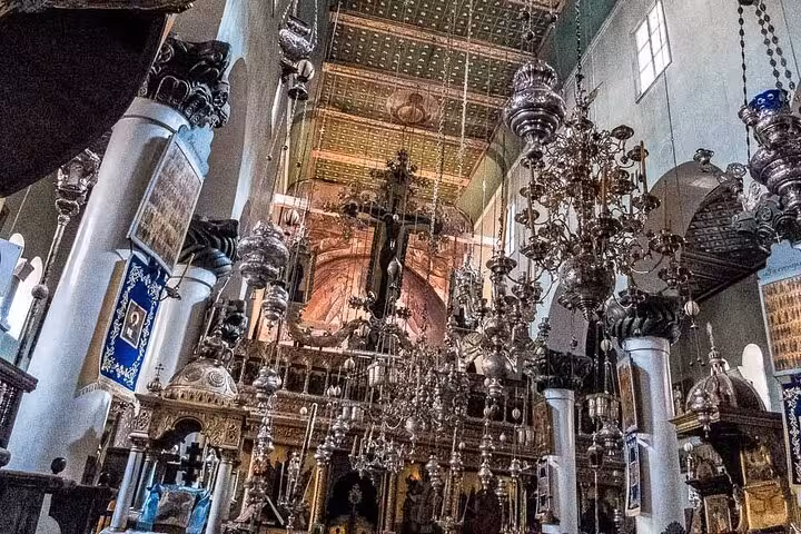 Ornate church interior at St Catherine’s Monastery Sinai, a highlight of Sharm El Sheikh to Dahab city tour
