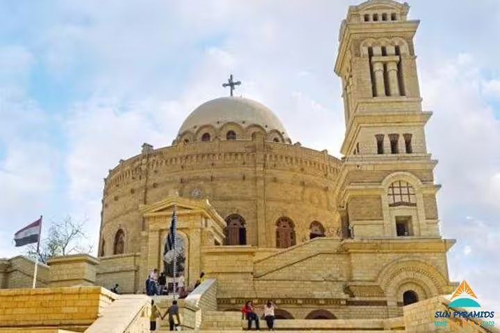 St George Church in Coptic Cairo, historic landmark visited on the 8-day Luxor Nile Cruise and Cairo trip