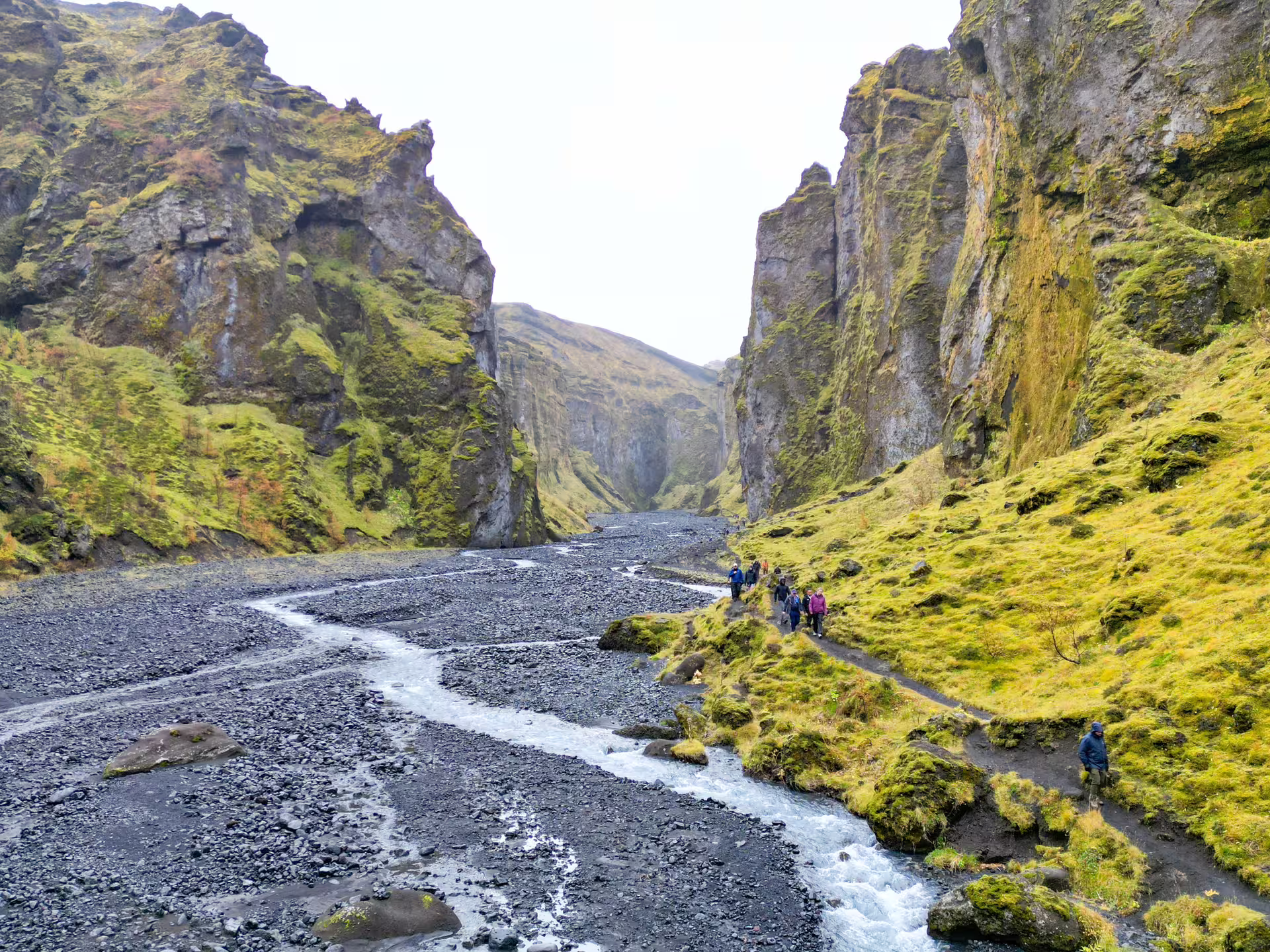 Stakkholtsgjá is a fantastic place to visit both summer and winter