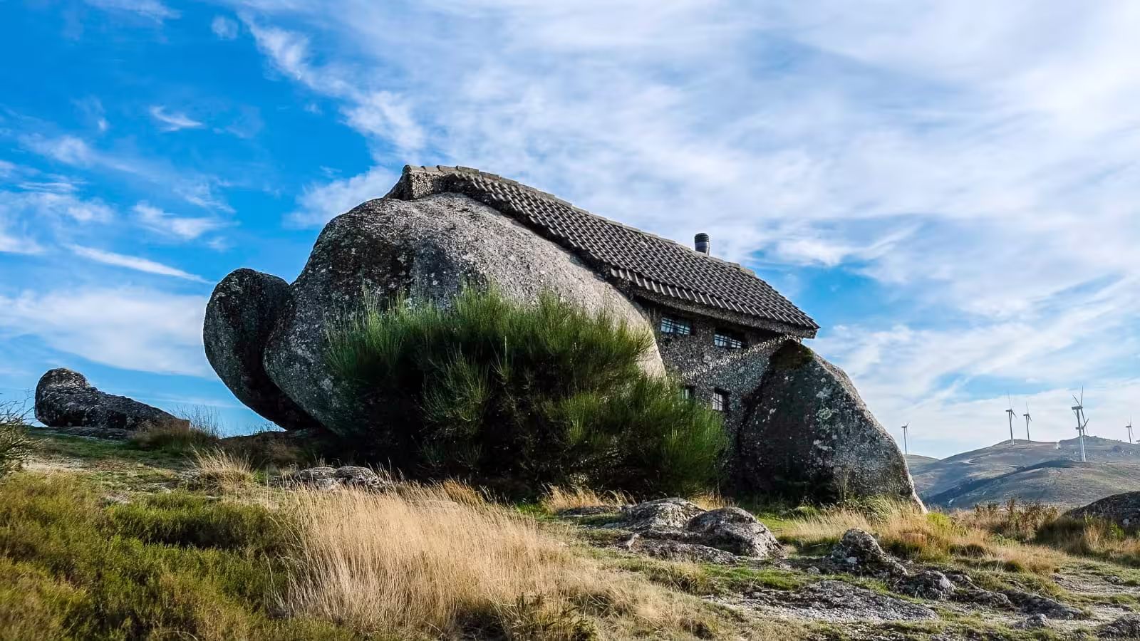 Unique stone house nestled in a picturesque landscape, perfect for a private nature and wine tasting tour experience.