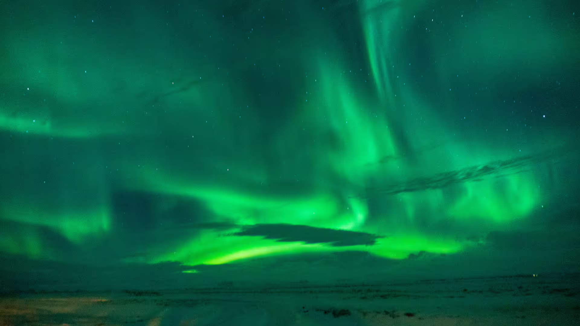 Result of a strong solar storm 