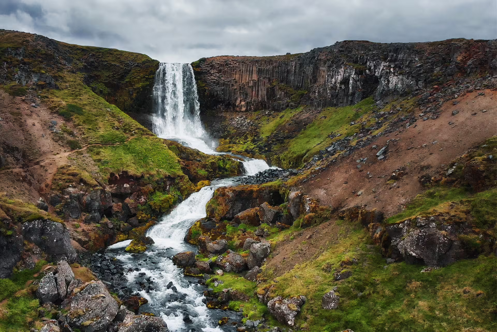 Svöðufoss waterfall