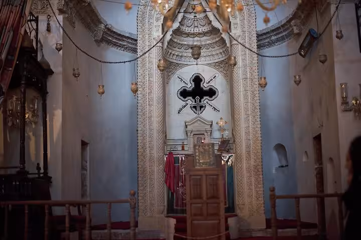 Ornate Syriac church sanctuary in Mesopotamia, a highlight on a private guided 10-day all-inclusive tour