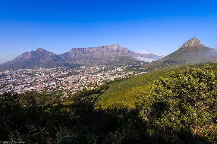 Panoramic Table Mountain and Cape Town city view, highlight of a full-day Cape Town sightseeing tour