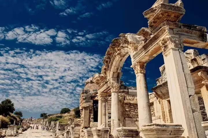 Temple of Hadrian in Ephesus 