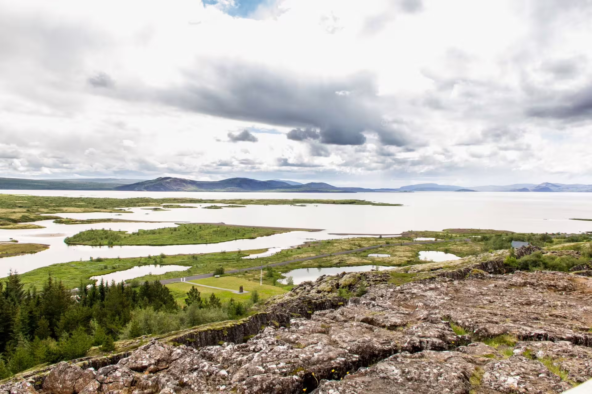 Thingvellir National Park during summer
