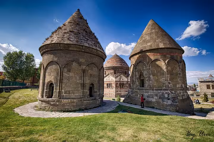 Three Tombs (Uc Kumbetler) in Erzurum, key sight on an all-inclusive private guided walking tour