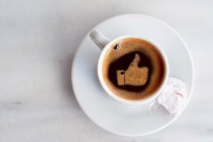 Traditional Turkish coffee on a white saucer, authentic taste experience on Istanbul & Cappadocia tour