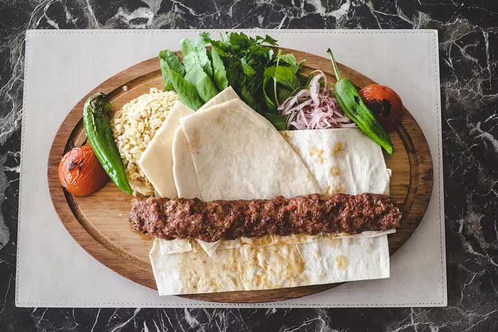 turkish kebap with pita