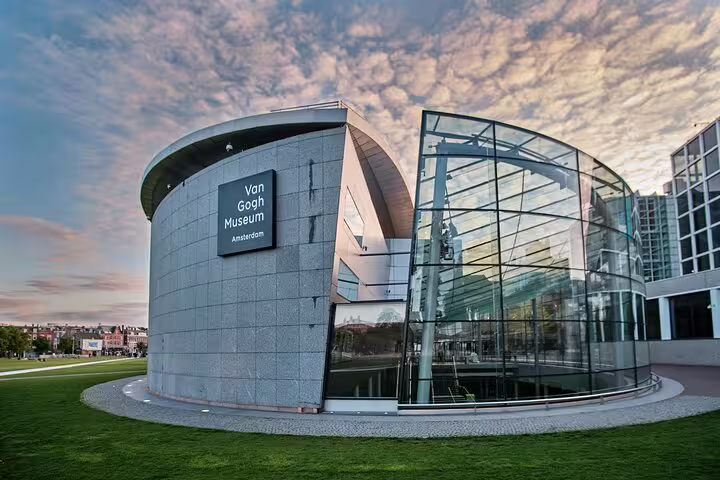 Exterior of Van Gogh Museum Amsterdam, meeting point for guided tour excluding entrance tickets