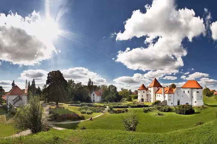 Varazdin Old Town fortress and park in northern Croatia on a private day tour from Zagreb