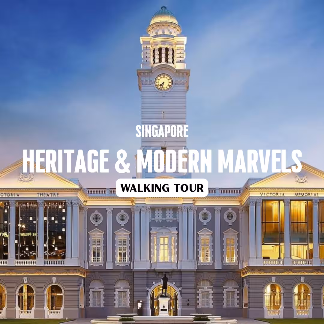 Explore Singapore's Victoria Theatre in our Heritage & Modern Marvels walking tour, blending history with vibrant culture.