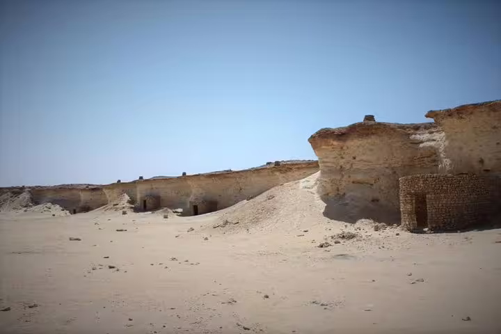 Discover the unique geological formations of Zekreet's Mushroom Rock on an unforgettable West Coast tour adventure.